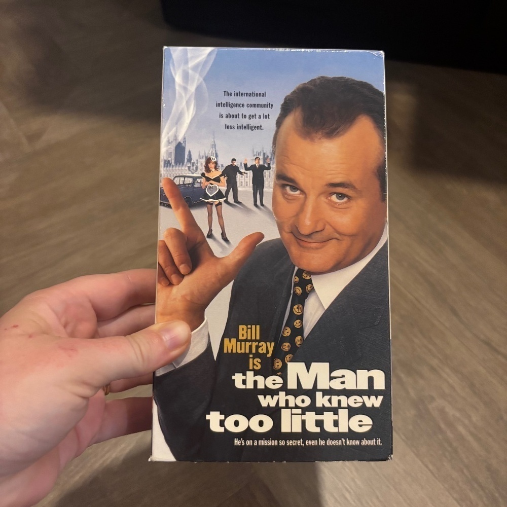 The Man Who Knew Too Little VHS Movie